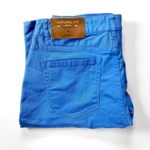 NWT Coldwater Creek Womens 4 Natural Fit Shorts Sky Blue Denim